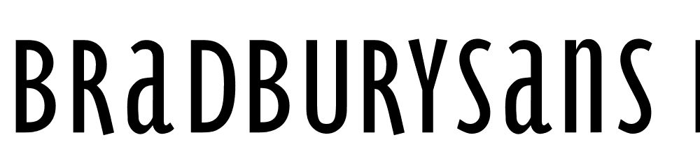 BradburySans-Light font family download free