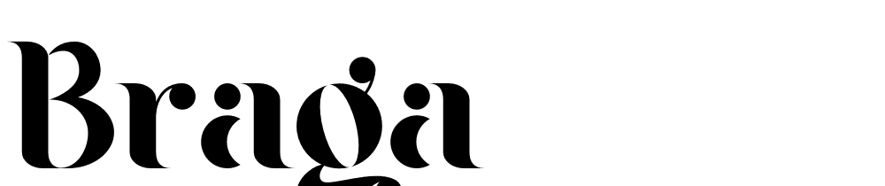 Braga font family download free