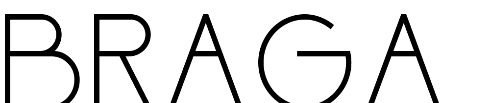 Braga font family download free