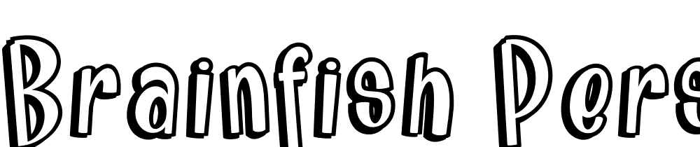 Brainfish_PersonalUseOnly font family download free