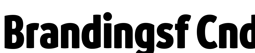 BrandingSF-CndBlack font family download free