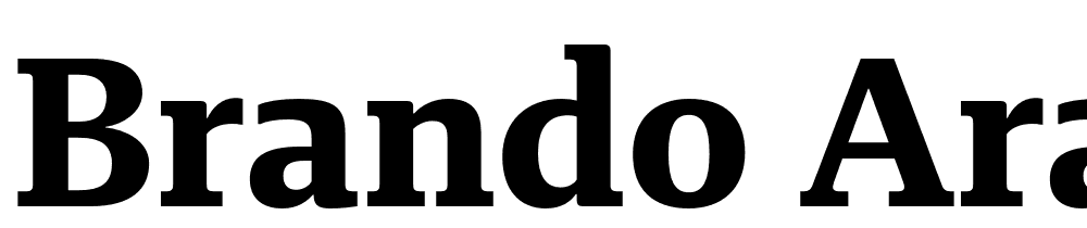 Brando-Arabic-Bold font family download free