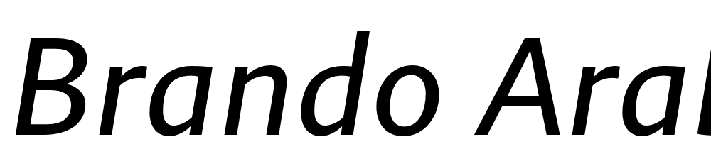 Brando Arabic font family download free