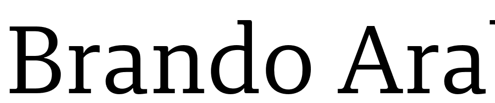 Brando-Arabic font family download free
