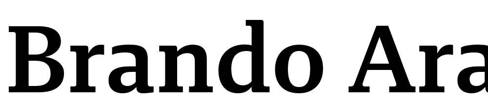 Brando-Arabic-SemiBold font family download free