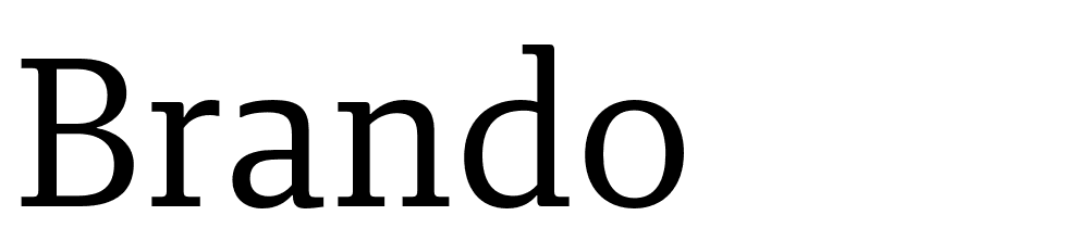 Brando font family download free