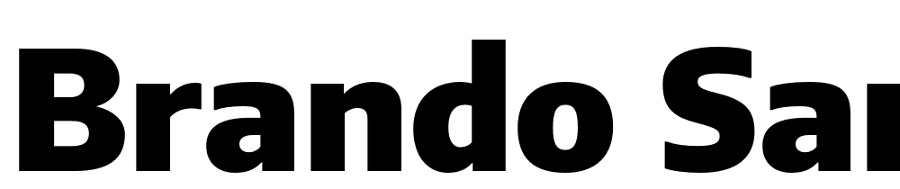 Brando-Sans-Black font family download free