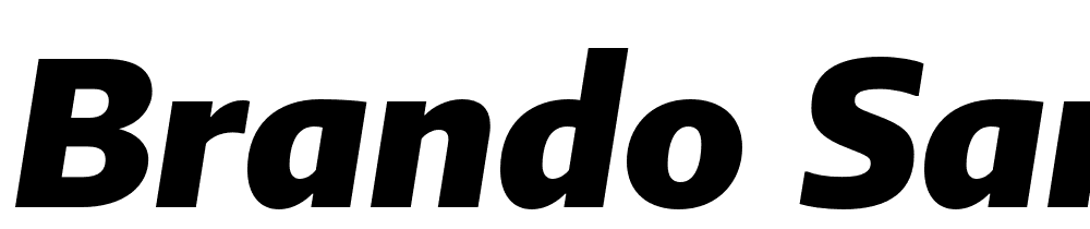 Brando-Sans-Black-Italic font family download free
