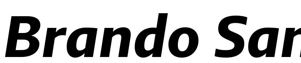 Brando-Sans-Bold-Italic font family download free