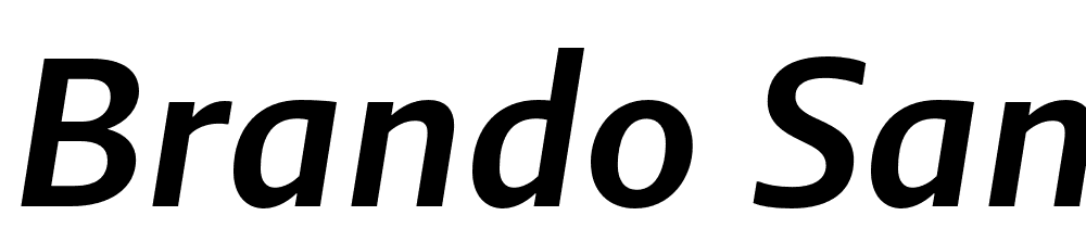 Brando-Sans-SemiBold-Italic font family download free