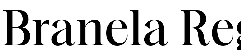 Branela-Regular font family download free