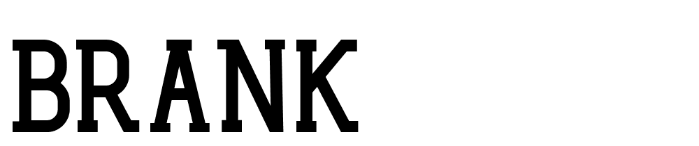 Brank font family download free