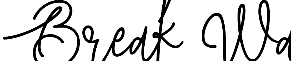 break-walkout font family download free