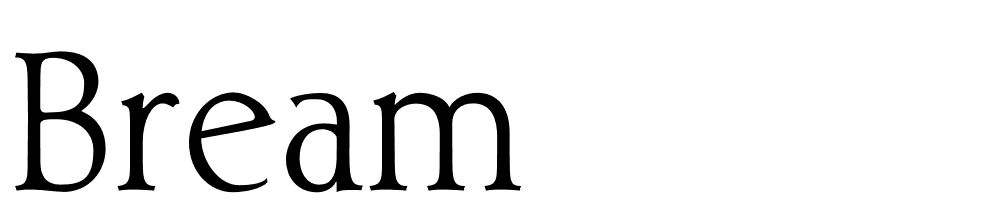 Bream font family download free