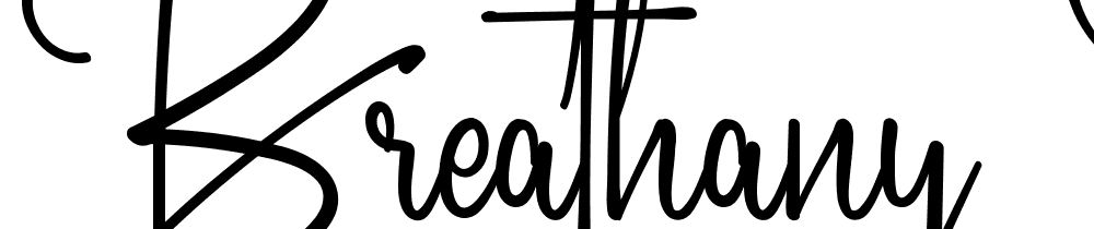 Breathany-Demo font family download free