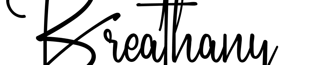 Breathany font family download free