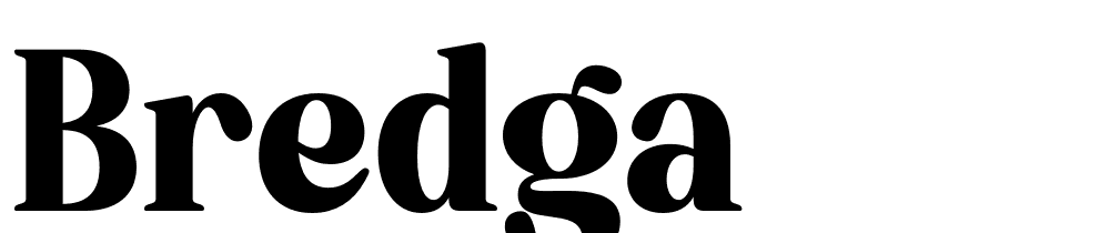 bredga font family download free