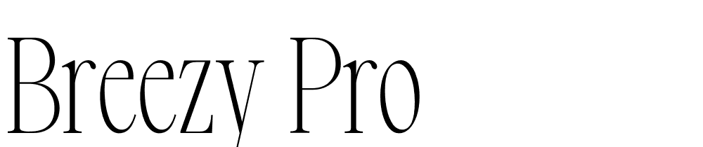 Breezy-Pro font family download free