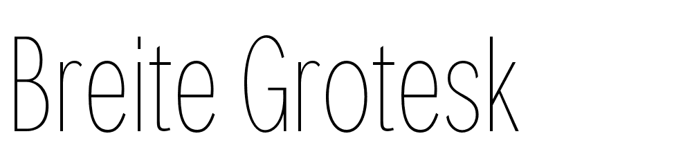 breite-grotesk font family download free