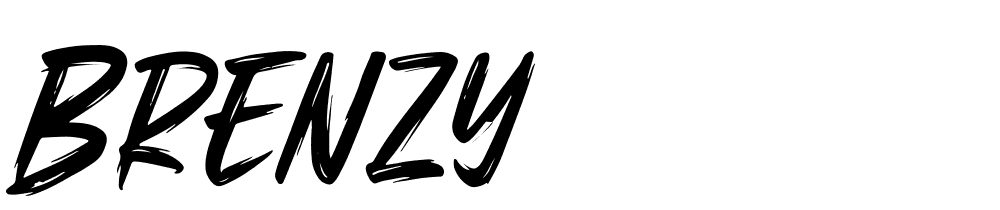 Brenzy font family download free