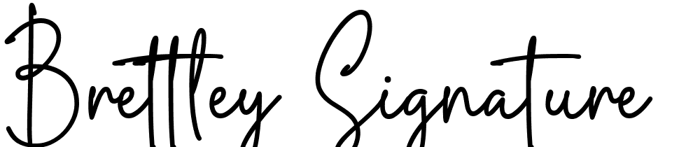 brettley-signature font family download free