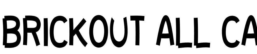 brickOUT-all-caps font family download free