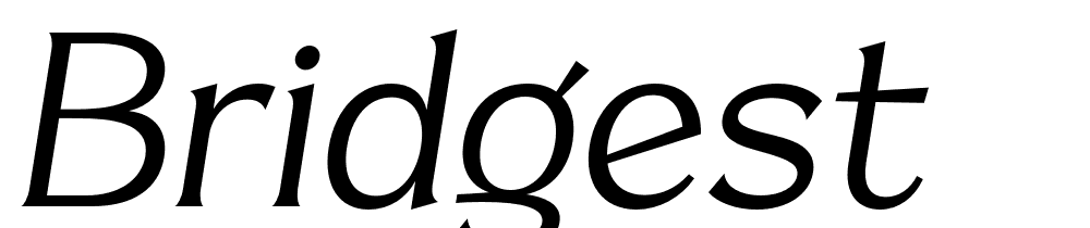 Bridgest font family download free