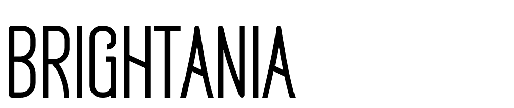 Brightania font family download free