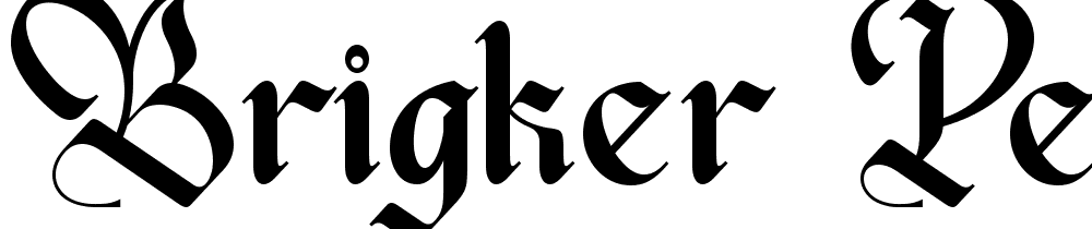 Brigker-personal-use font family download free