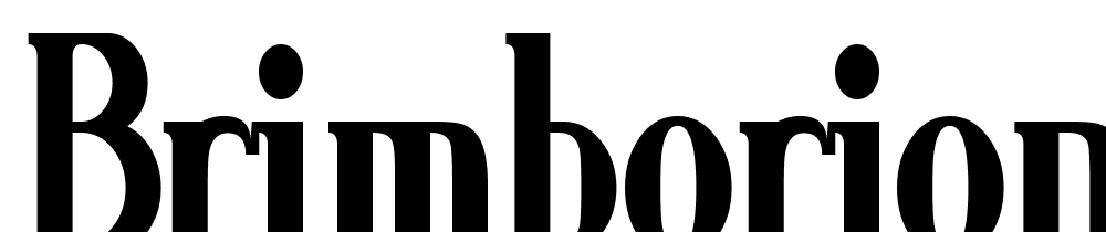 Brimborion-Narrow font family download free