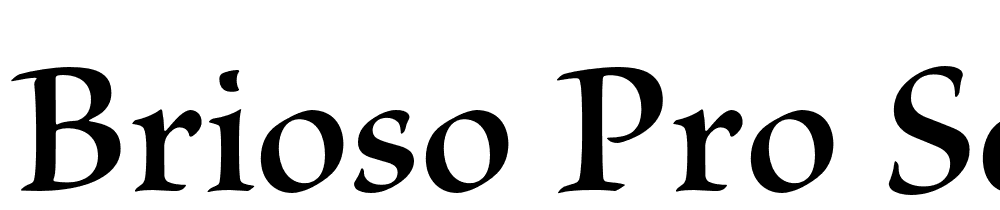 Brioso-Pro-Semibold-Subhead font family download free