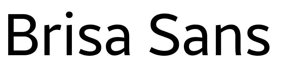 Brisa-Sans font family download free