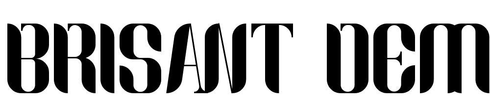 Brisant-Demo font family download free