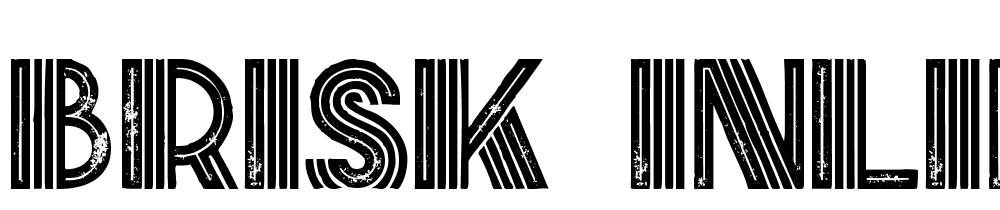 Brisk-Inline-Grunge font family download free