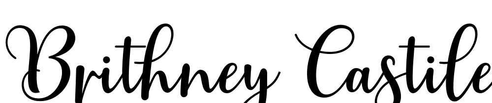 brithney-castile font family download free