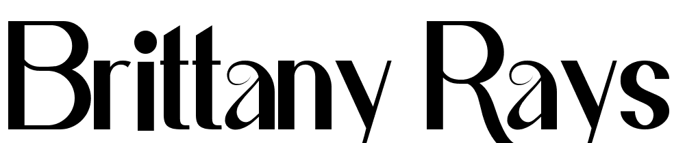 Brittany-Rays-Demo font family download free