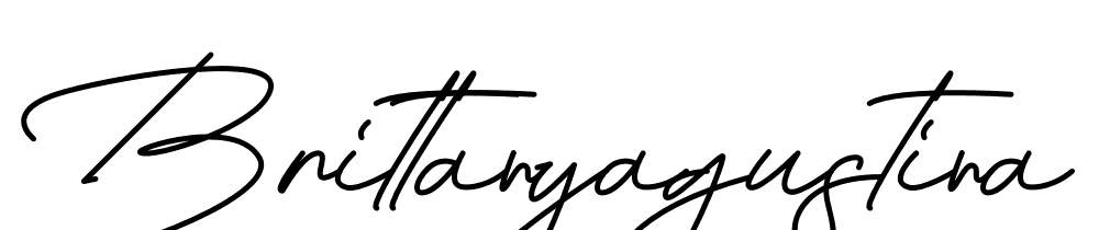 BrittanyAgustina font family download free