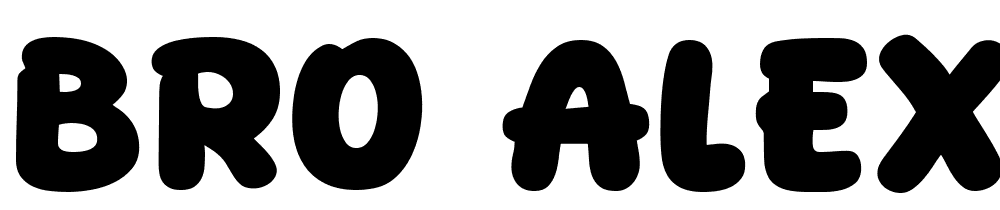 Bro-Alex font family download free