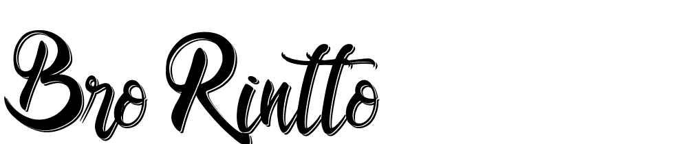 Bro Rintto font family download free