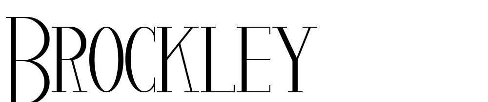 Brockley font family download free