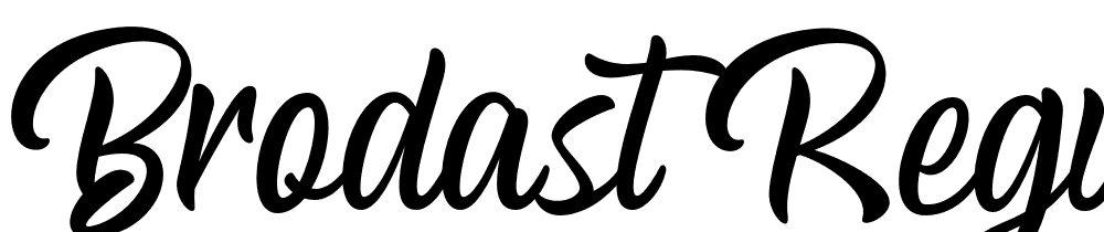 Brodast-Regular font family download free