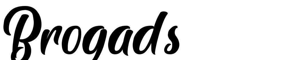 Brogads font family download free