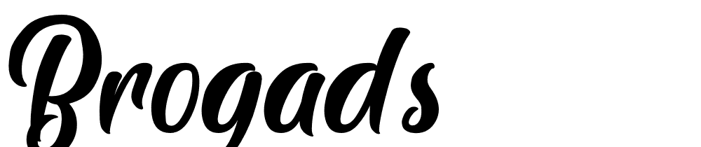 Brogads font family download free