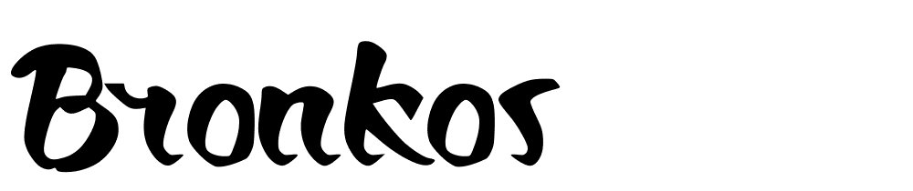 Bronkos font family download free