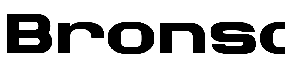 BRONSON-Black font family download free