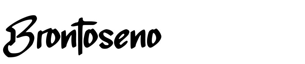 Brontoseno font family download free