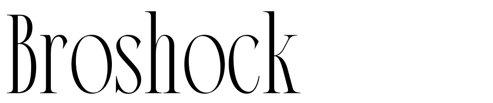 Broshock font family download free