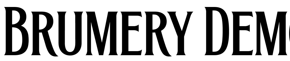 Brumery-Demo font family download free