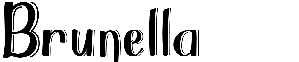 Brunella font family download free