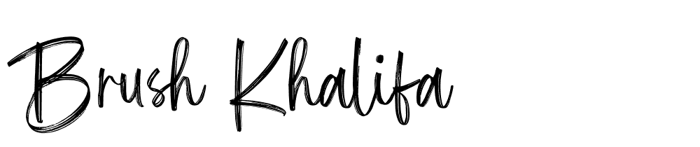 brush-khalifa font family download free